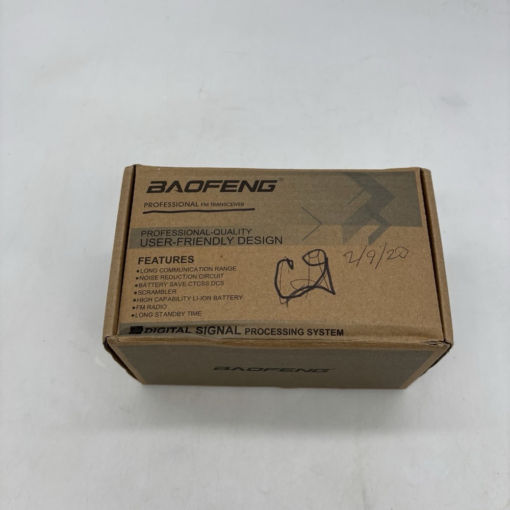 Baofeng UV-5RA Professional FM Transceiver Black FM Radio Dual Band in Box